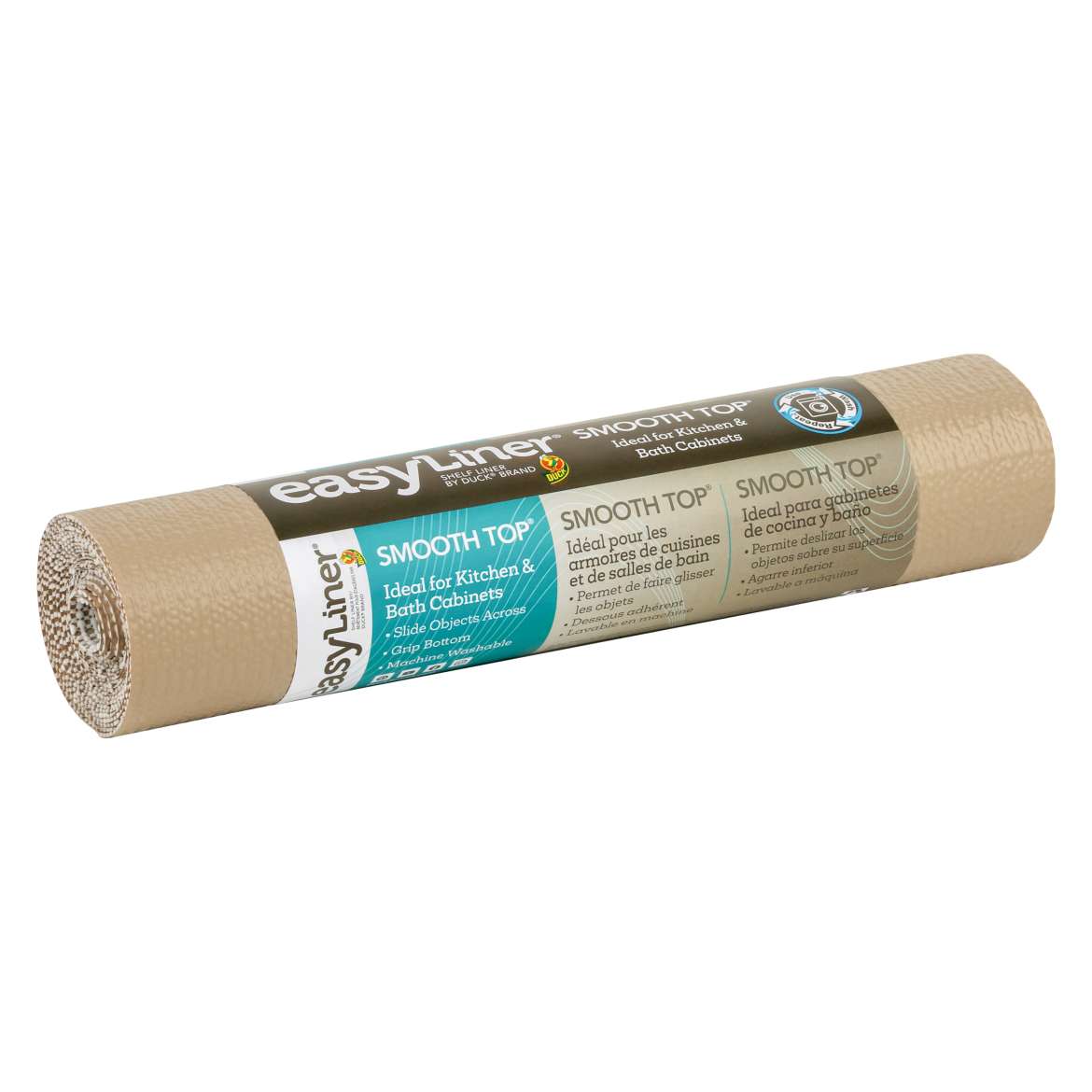 Smooth Top EasyLiner Shelf Liner Taupe Duck Brand