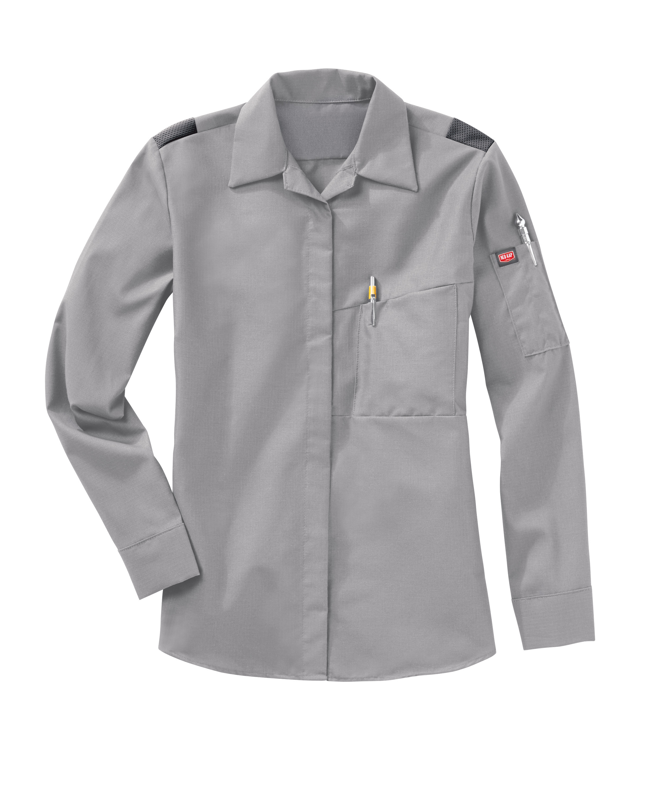 Camisa Red Kap para mujer manga larga Performance Plus Shop con tecnología OilBlok - Imagen 26 de 26