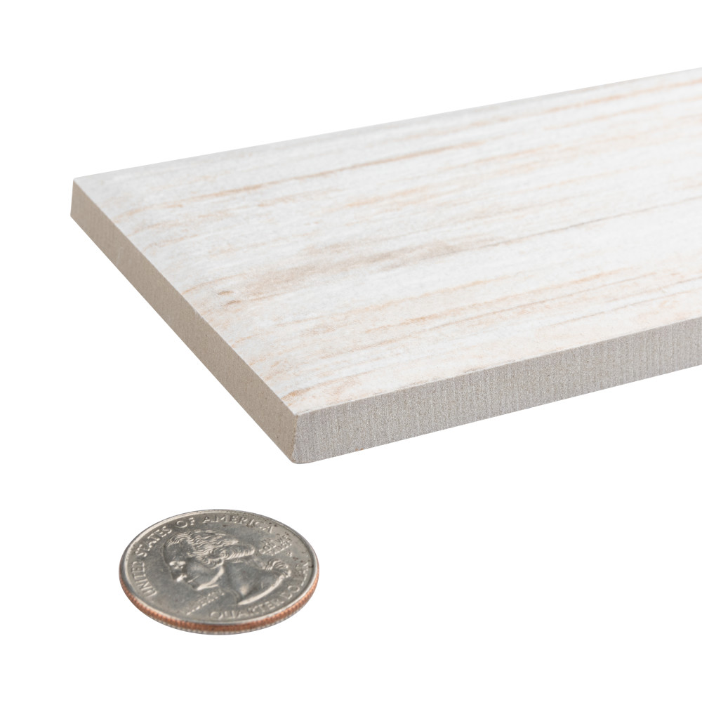 Melvin White 2-7/8 in. x 26-1/2 in. Porcelain Floor and Wall Tile