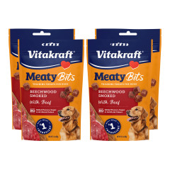 Image of Vitakraft MeatyBits, Treat for Dogs, Beef, 4 Count