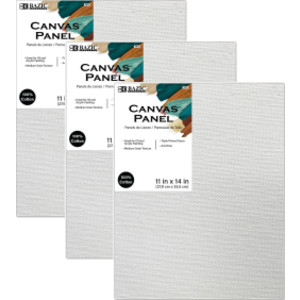 Canvas Panels, 11 x 14 in, 3-Pack