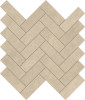 Fray Sand 1×4 Herringbone Mosaic Matte