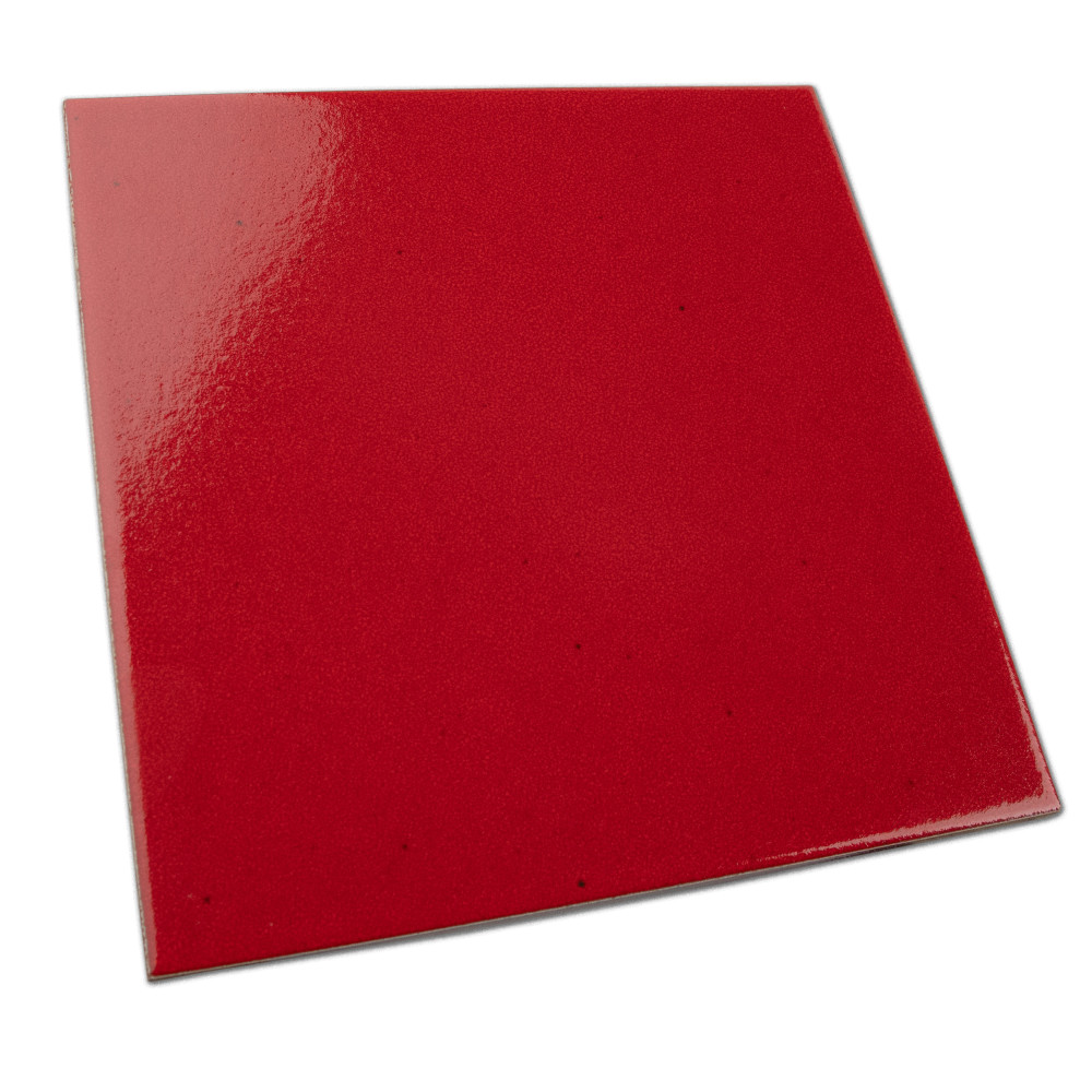 Monocolor Premium Rojo Volcan 7-7/8 in. x 7-7/8 in. Ceramic Floor and Wall Tile