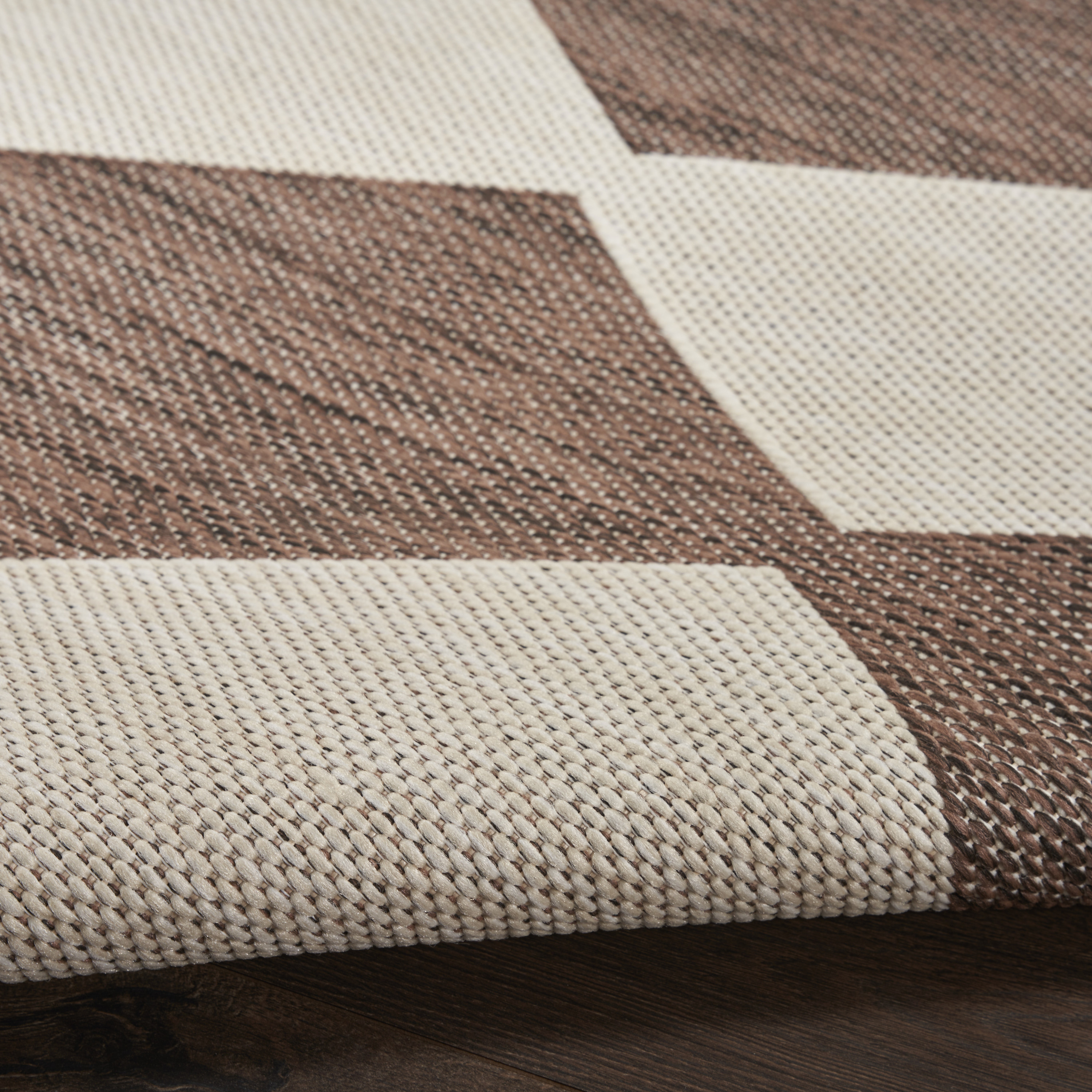 Nourison Positano 2'2" x 12' Natural Modern Rug
