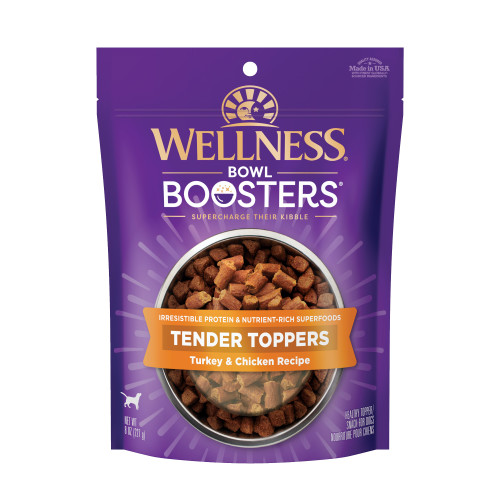 Wellness Bowl Boosters Tender Topper Turkey & Chicken Front packaging