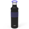 HydraTrak 22 ounce Vacuum Insulated Stainless Steel Tumbler, Black with Purple Rings slideshow image 2 HydraTrak 22 ounce Vacuum Insulated Stainless Steel Tumbler, Black with Purple Rings slideshow image 2
