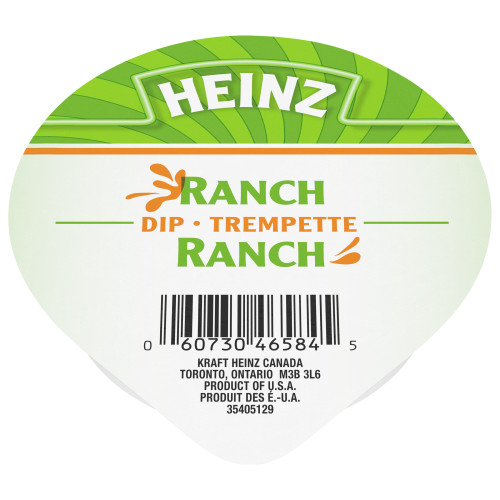  HEINZ trempette Ranch – 100 x 44 mL 