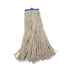 Boardwalk, Economical Lie-Flat Cotton Cut-End Wet Mop Head with 1" Headband, 20 oz, White