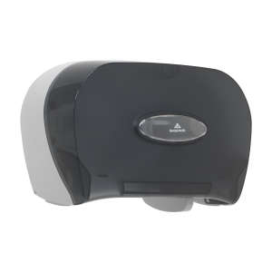 Georgia Pacific, Side-by-Side 2-Roll, Standard Bath Tissue Dispenser, Translucent Smoke