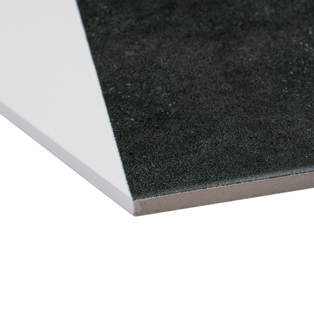 Peak Hex Blanco 8-5/8 in. x 9-7/8 in. Porcelain Floor and Wall Tile