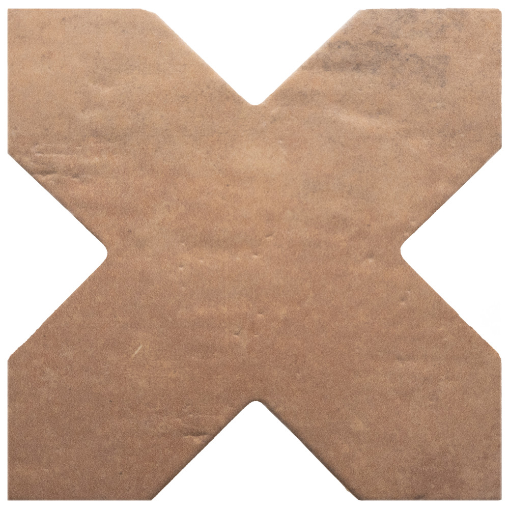 Argile Cross Cotto 7 in. x 7 in. Porcelain Floor and Wall Tile