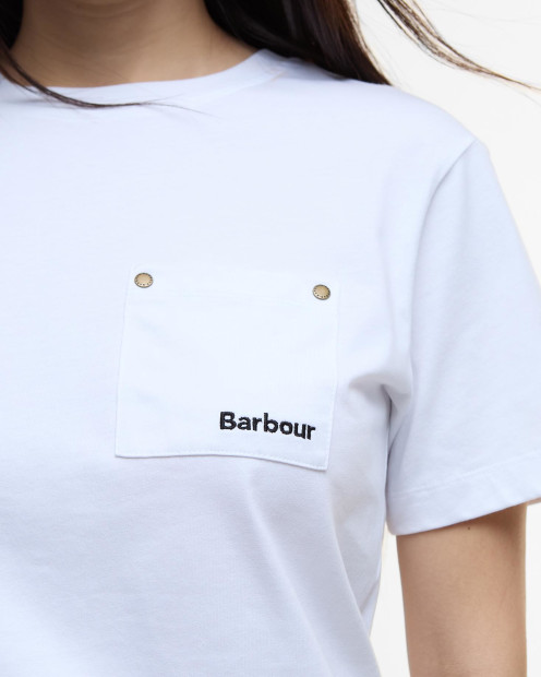 Farne Pocket T-Shirt Classic White