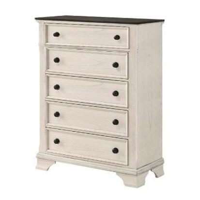 Product image of the  Whitehaven Tallboy (5 Drawer) from Forty Winks