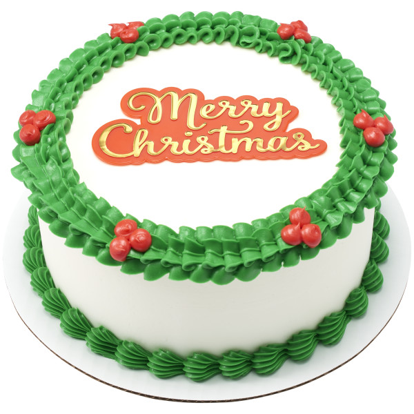 Holiday Sayings Metallic Layon