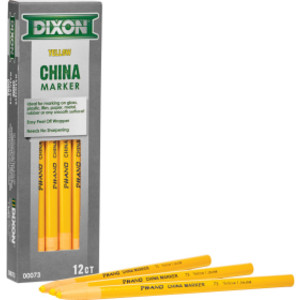 Phano China Markers, Yellow, Pack of 12