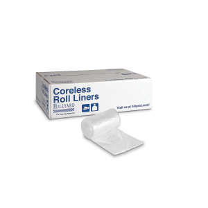 Hillyard, Stellar™ HDPE Liner, 16 gal Capacity, 24 in Wide, 33 in High, 8 Microns Thick, Natural