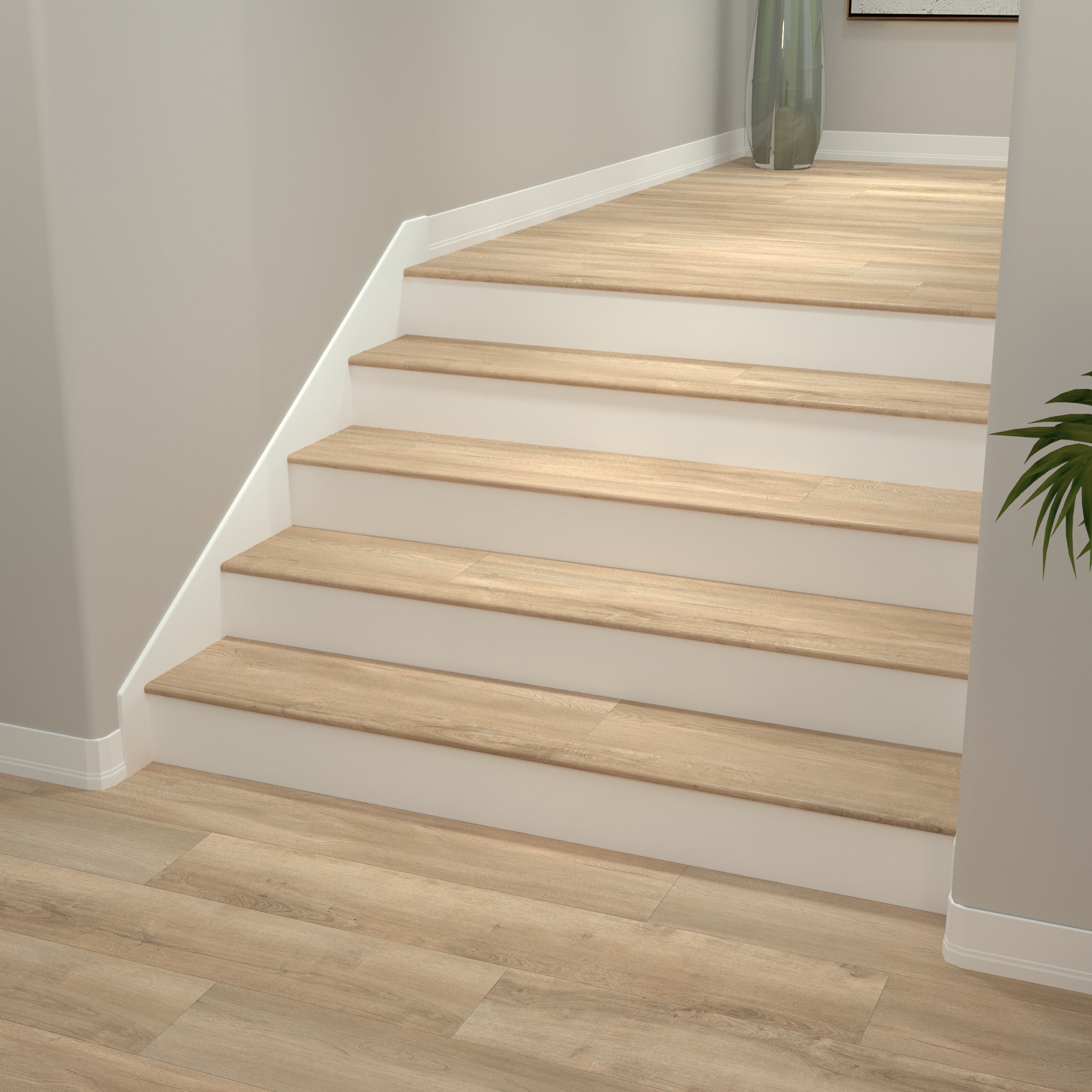 Sea Breeze Oak Longboards Icons Stair Nosing Flush view 2