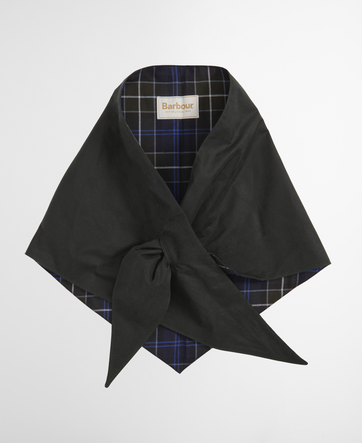 Barbour x ARKET Fairgame Waxed Head Scarf image number 0