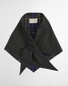 Barbour x ARKET Fairgame Waxed Head Scarf Sage