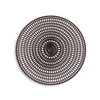 12 ½-inch round antiskid mat in chocolate