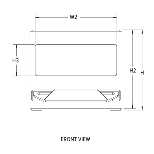 Engineering front view