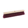 Boardwalk, 18in, Floor Brush Head, Polypropylene Bristles, Maroon