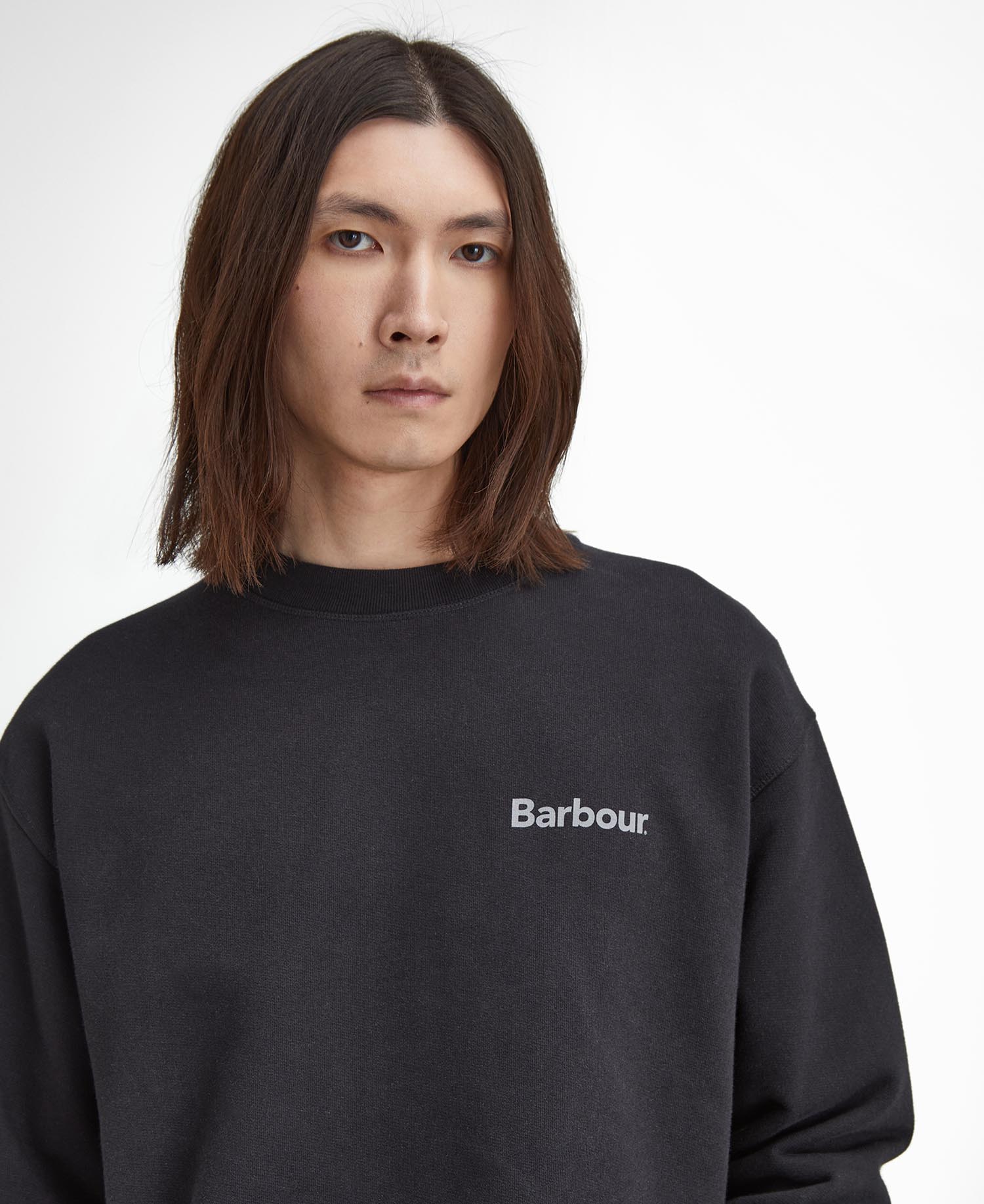 Brushed Nicholas Oversized Crew Neck Jumper image number 3