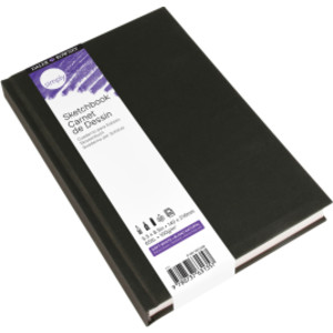 Simply... Sketchbook, Soft White, Hardbound, 110 Sheet, 5.5x8.5 inch, 1 Count