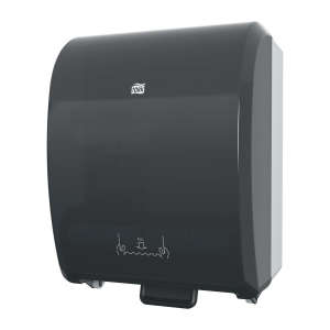 Tork, H80, Mechanical Roll Towel Dispenser, Black