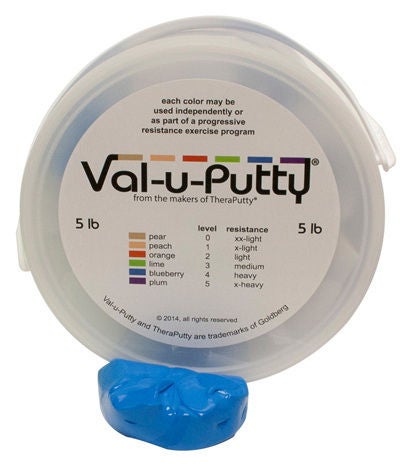 Fabrication Enterprises PUTTY, EXERCISE VAL-U-PUTTY BLUEBERRY 5LB