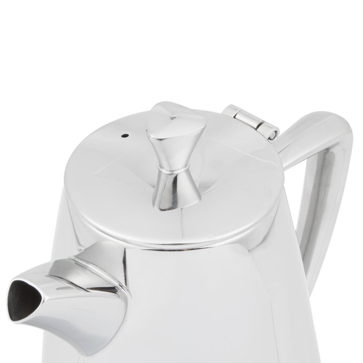 34-ounce Triennium™ stainless steel coffee pot in mirror finish