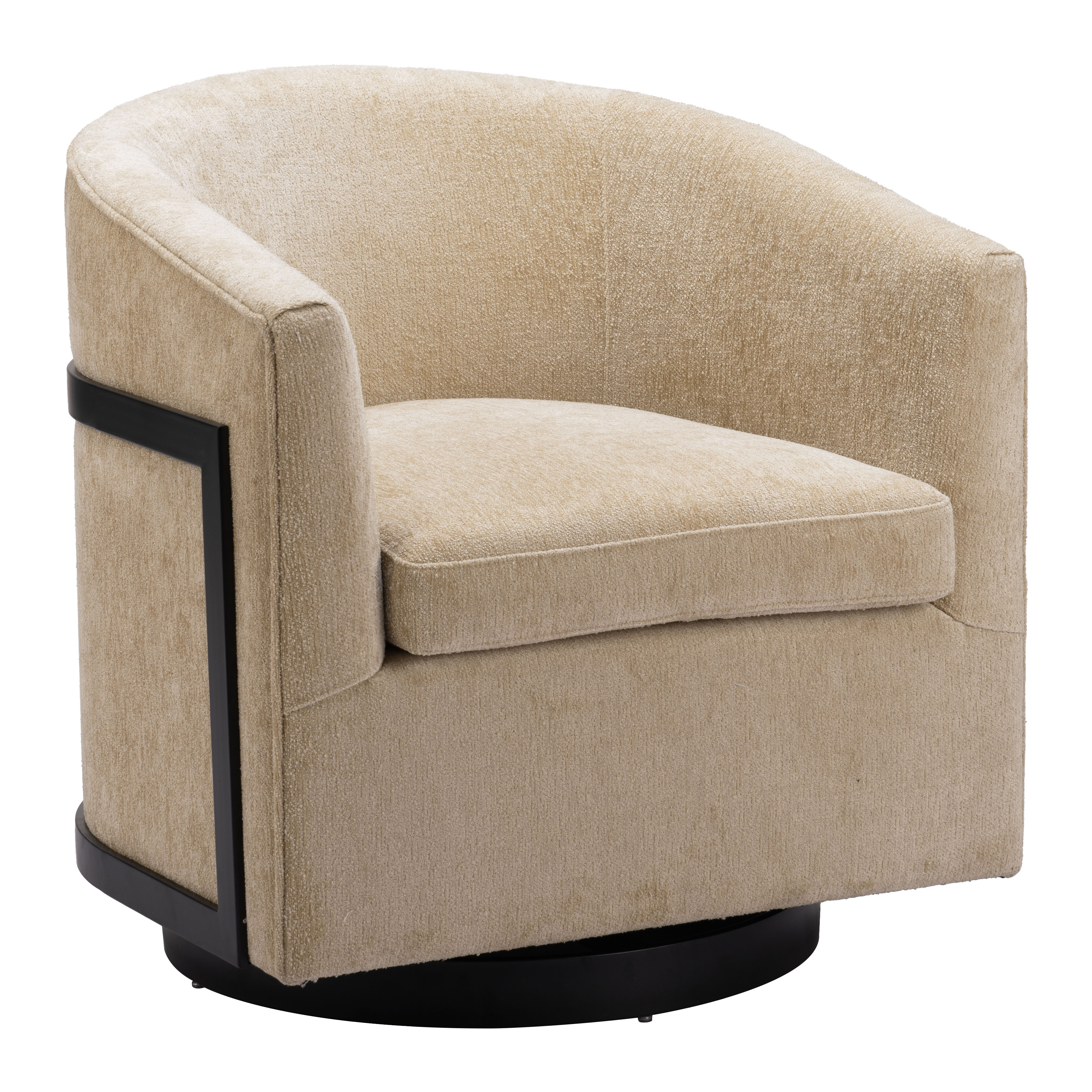 Hanko Swivel Chair Golden Beige product image