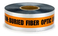 Scotch® Detectable Buried Barricade Tape  CAUTION BURIED FIBER OPTIC LINE Orange 6 in. x 1000 ft.