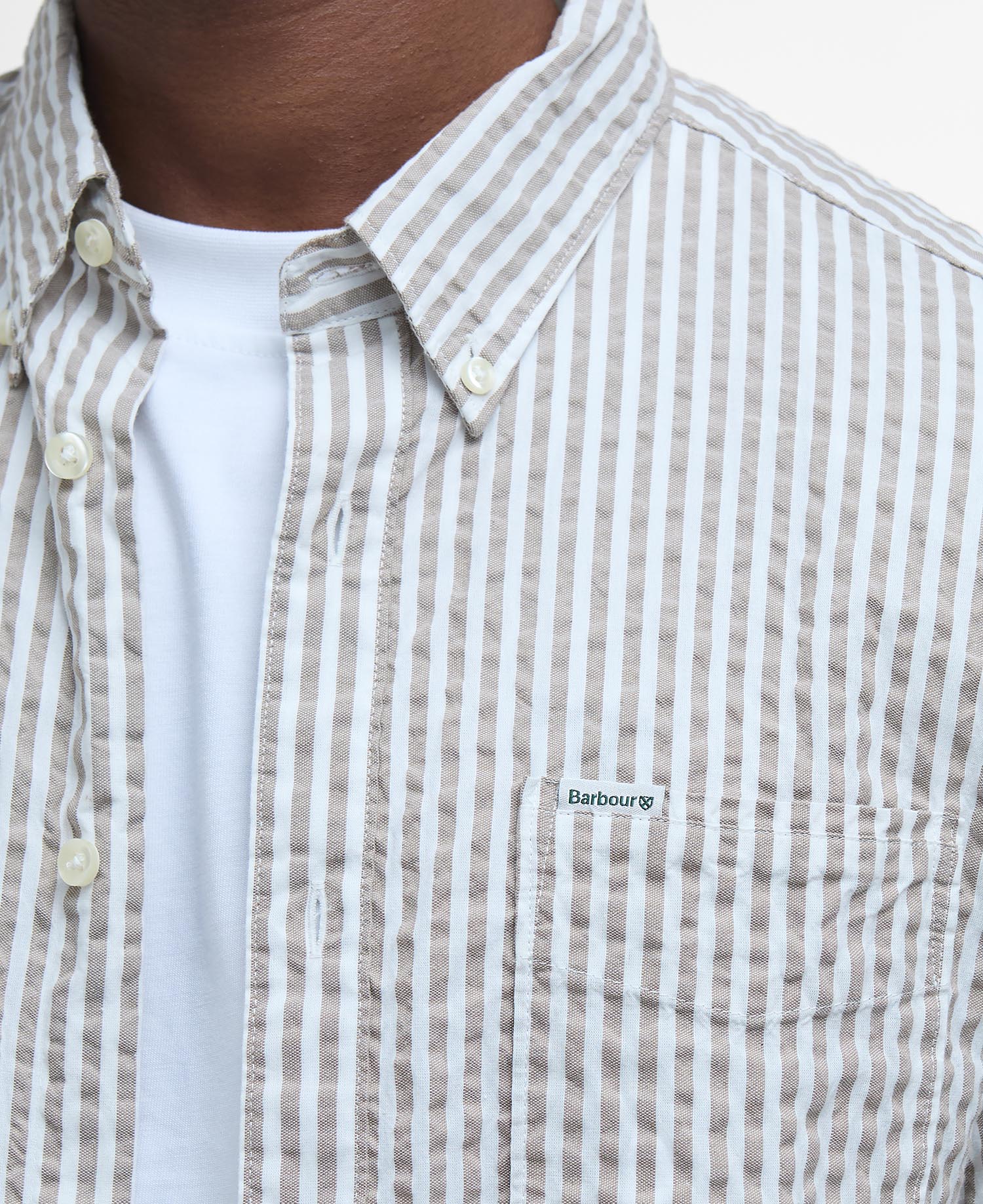 Hemd Cresswell Seersucker Short-Sleeved Regular image number 4
