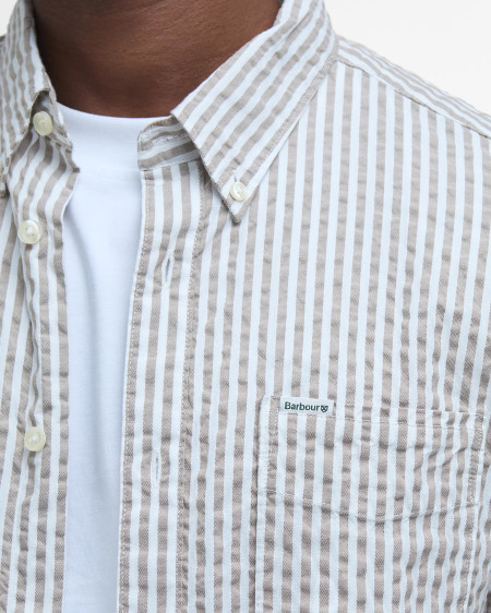 Hemd Cresswell Seersucker Short-Sleeved Regular