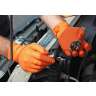 Hospeco, Catch, General Purpose Gloves, Nitrile, 9, Powder Free, XXL, Orange