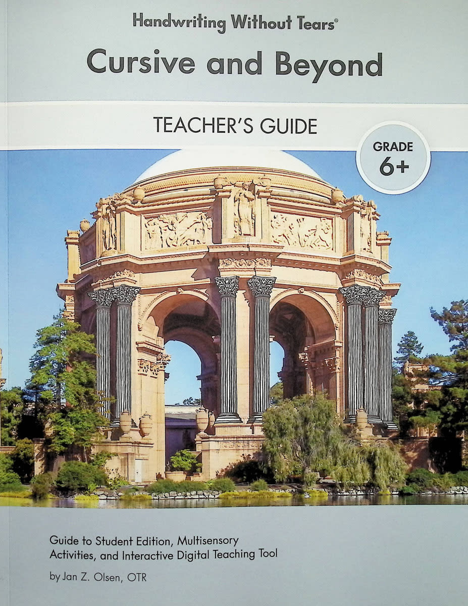 Handwriting Without Tears Cursive and Beyond 2025 Edition Teacher's Guide