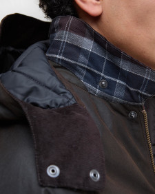 Modern Beaufort Waxed Jacket Dark Brown/Midnight Oak