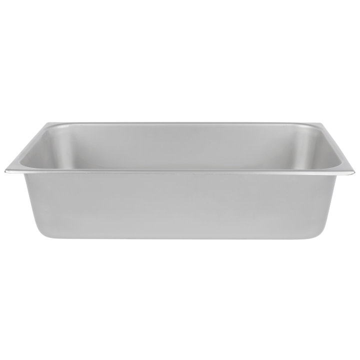 Full-size 4-inch-deep stainless steel deli pan