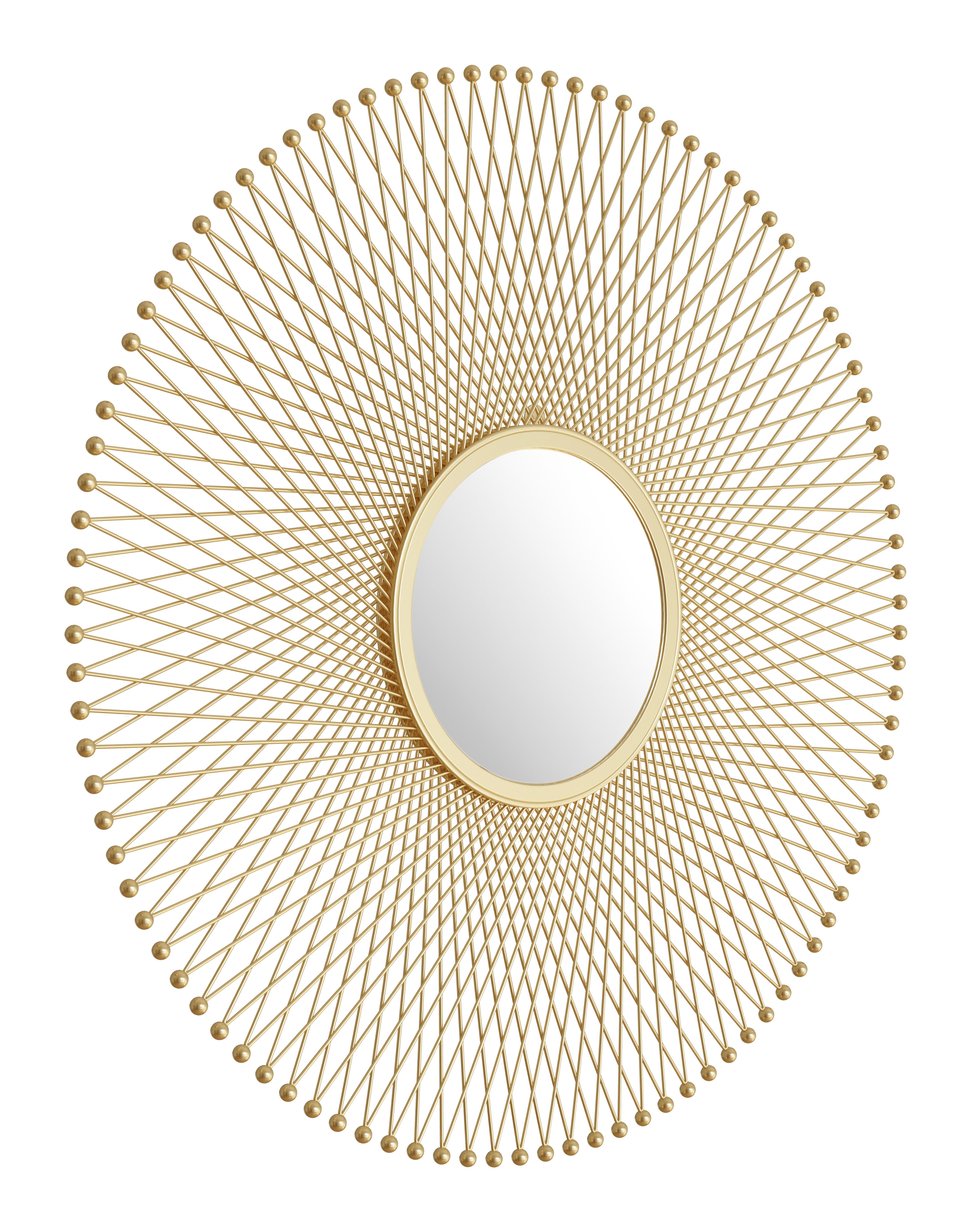 Glow Round Mirror Gold product image