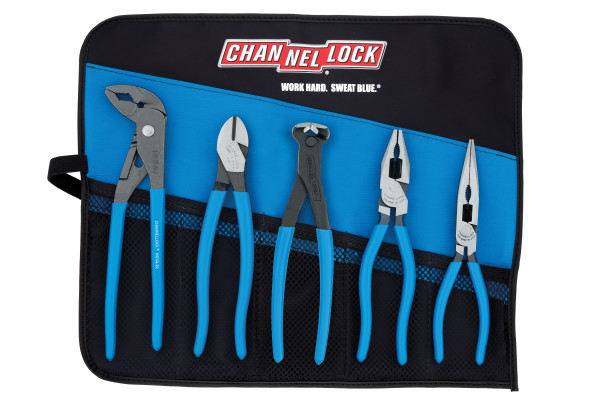 TOOL ROLL-5E 5pc E SERIES™ Pliers Set with Toll Roll