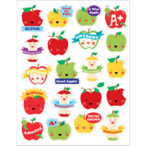 Apple Scented Stickers, Pack of 80