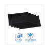 Boardwalk,  LLDPE Liner, 45 gal Capacity, 40 in Wide, 46 in High, 1.7 Mils Thick, Black