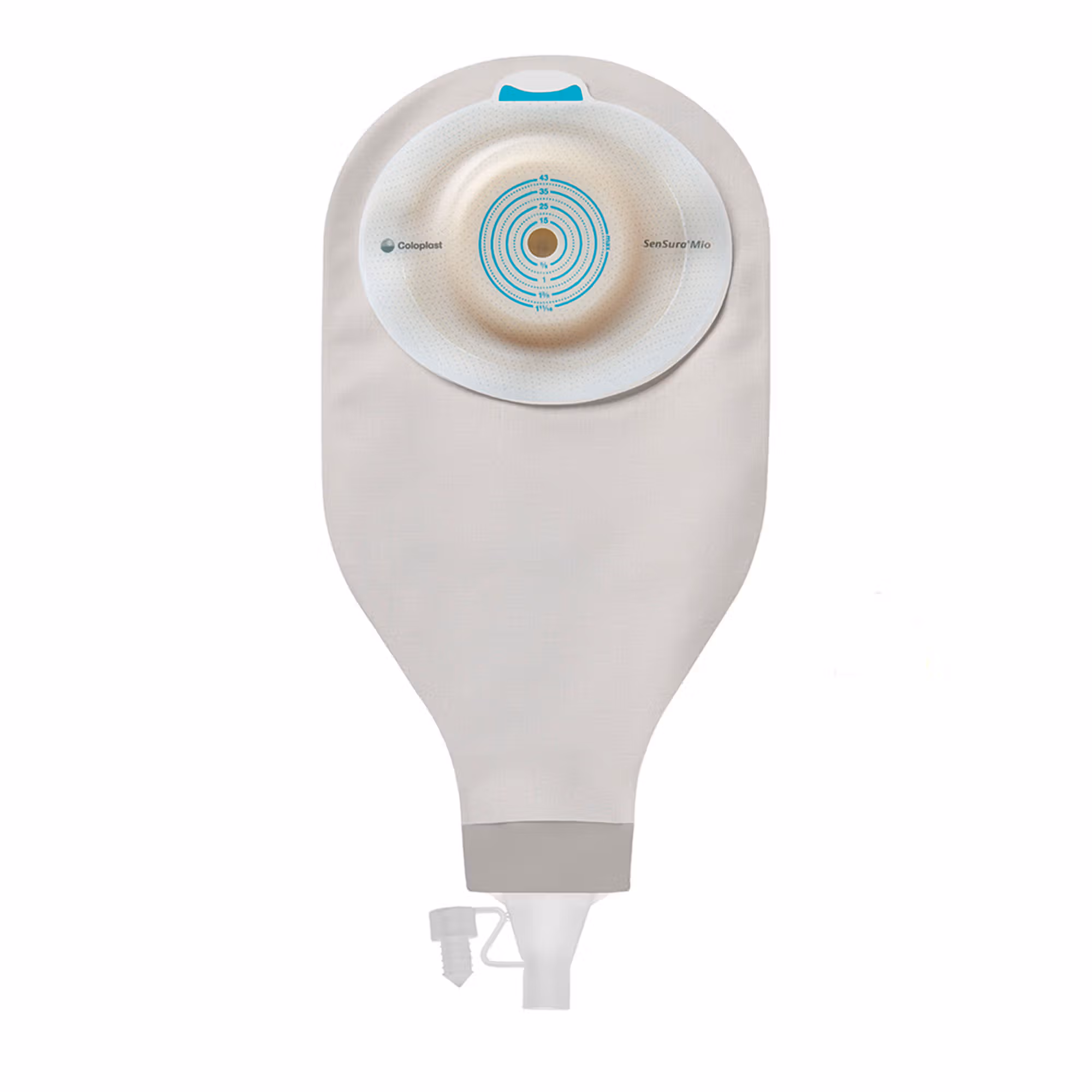 SenSura® Mio High Output 1-Piece Transparent Ostomy Pouch, 10 – 43 mm Stomas