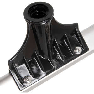 Carlisle, Flo-Pac, 8",  Stainless Steel Floor Scraper, Black