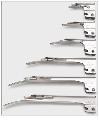 Welch Allyn Laryngoscope Blade #1 Miller Standard Blade