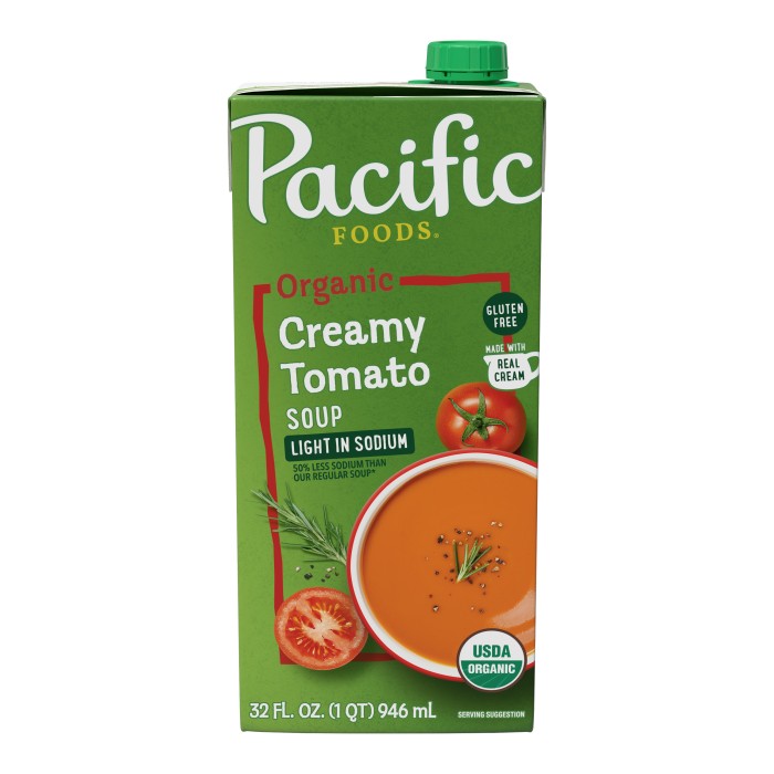 Light Sodium Organic Creamy Tomato Soup
