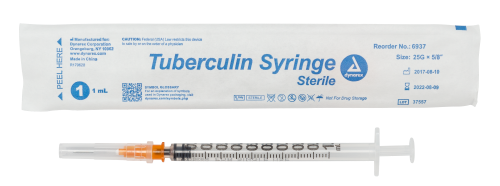 Tuberculin Non-Safety Syringe - 1cc 25G, 5/8