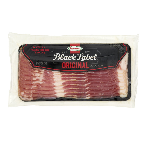 HORMEL(r) BLACK LABEL(r) Bacon 16/12 oz . C1CB - Front Center Inner Pack (Hi Res)