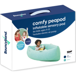 Comfy Hugging Peapod Sensory Pod, 60", Ages 6-12 Up to 3-5'1" Tall, Green